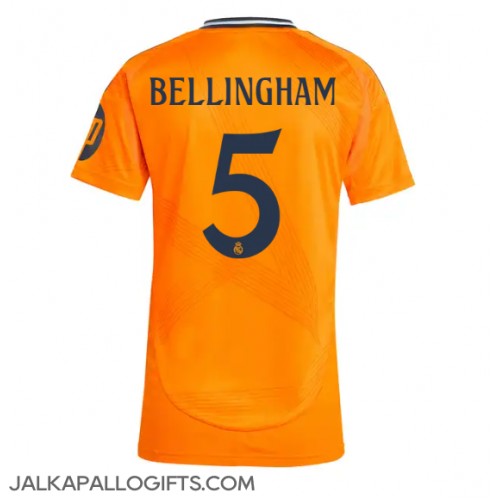 Real Madrid Jude Bellingham #5 Vieraspaita Naiset 2024-25 Lyhythihainen